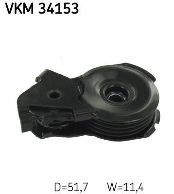 Rolo tensor da correia trapezoidal estriada SKF ref. VKM 34153